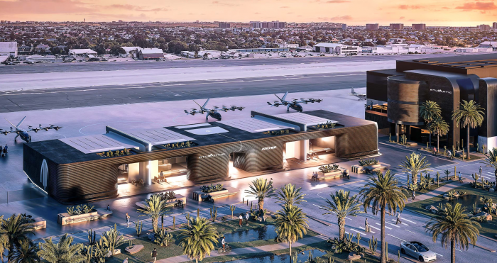 A vertiport is planned for Los Angeles