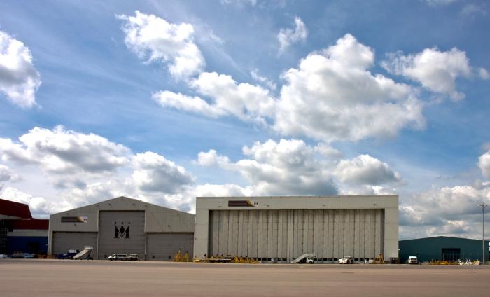 The hangars will be upgraded as part of wider Luton improvements