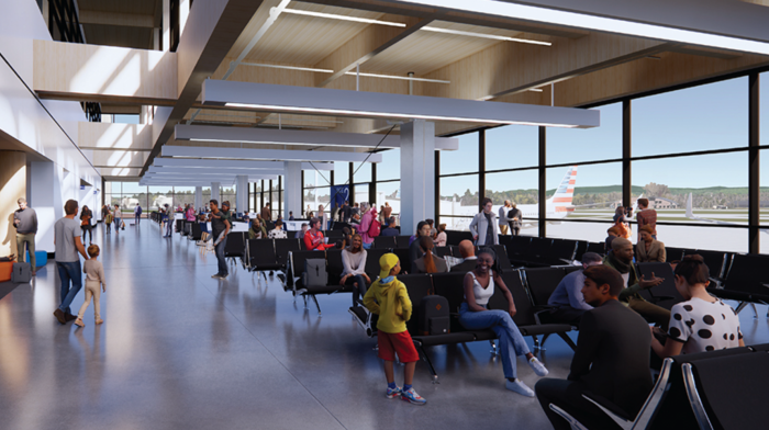 The new terminal will accommodate growing passenger numbers