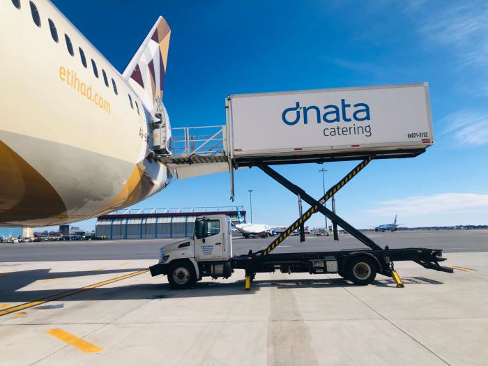 dnata is exclusive catering supplier to Etihad Airways in Boston