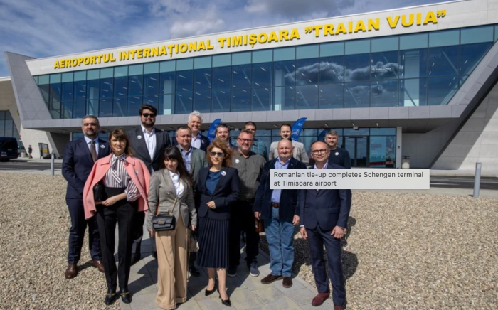 The new terminal was constructed by a Romanian consortium