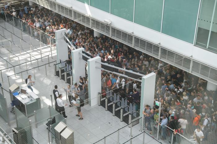 Chaos at Munich Airport in 2018 when two terminals were evacuated after an unidentified person entered a secure area