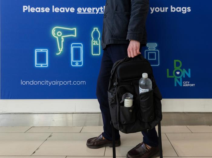 Liquids can now stay in hand luggage at London City Airport
