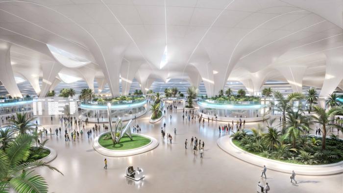 An artist's impression of the expansion of DWC