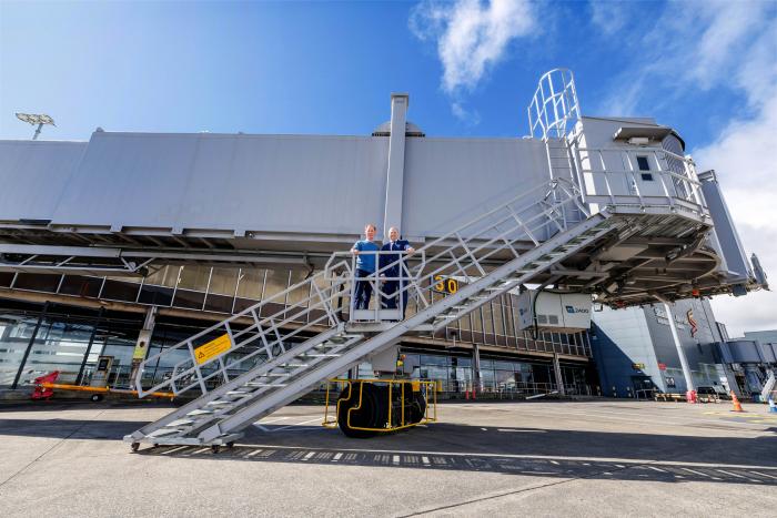 The new airbridges were manufactured by CIMC-Tianda Airport Support