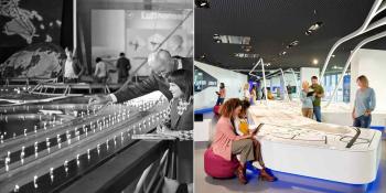 Frankfurt Airport then and now
