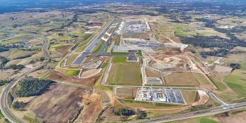 New Sydney airport taking shape