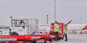 Iberia Airport Services ground handling equipment
