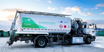 World Fuel Services all-electric fuel truck