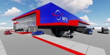 WFS Madrid cargo terminal rendering
