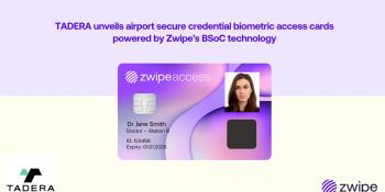 Tadera and Zwipe biometric card