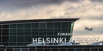 Helsinki Airport sign