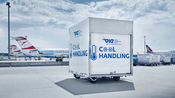 Vienna Airport cold-chain truck
