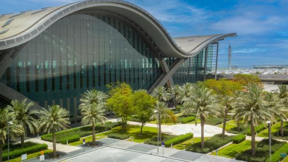 Hamad International Airport Facade