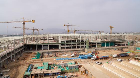Lima Airport construction