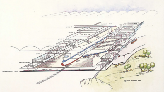 New Airport Terminal Building Concept Symphony