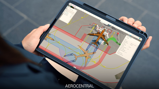 Transsoft Solutions AeroCentral on tablet