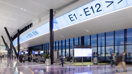 New gates BOS Terminal E