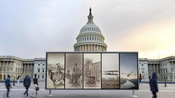 Washington DC Display Evolution of Transportation